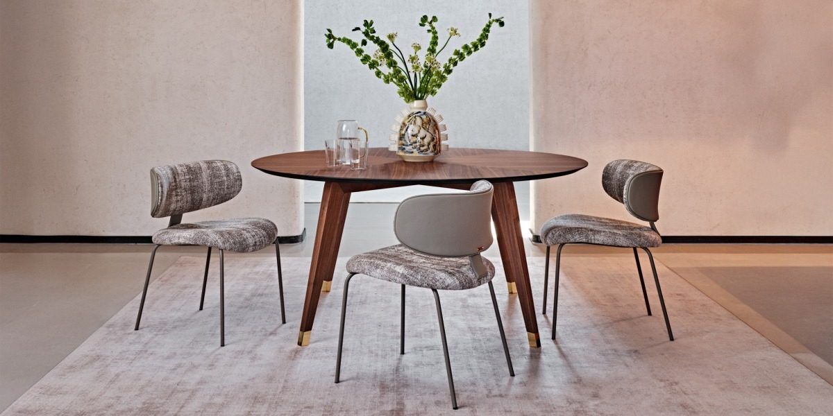 Luksusowe meble do jadalni Santiago BlackTie – Bellissimo Home, Bulwary Książęce (Wrocław, Kępa Mieszczańska, 500m od Rynku).