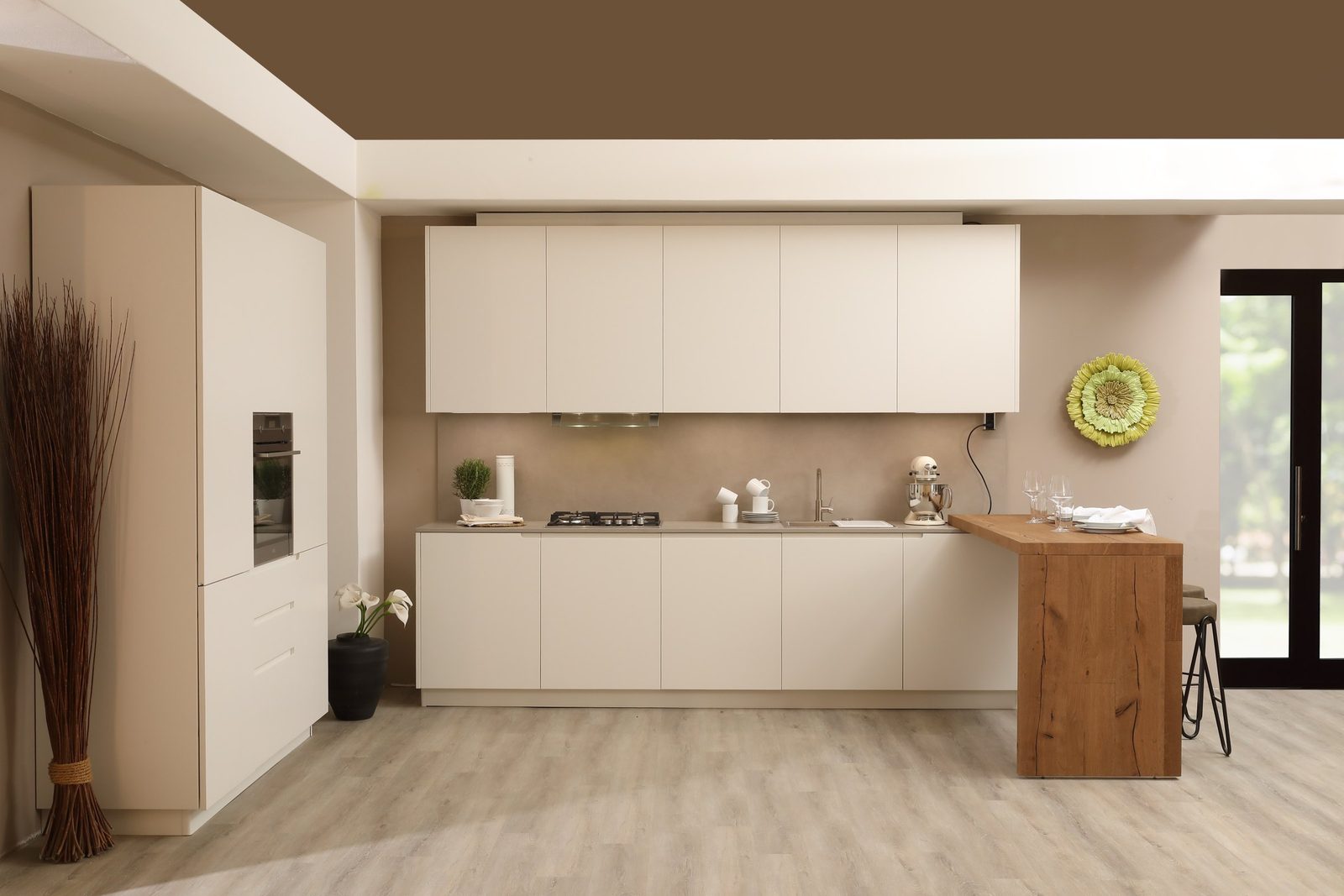 Włoska kuchnia Matt marki Aurora Cucine – na zamówienie w showroomie Bellissimo Home, ul. ks. Witolda 34a, Wrocław.